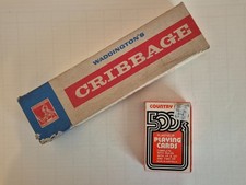 Vintage Waddingtons Cribbage Set plus Country Club 500's Card Game