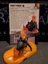 Marvel Heroclix Ghost Rider 044 SR w/Card Wheels of Vengeance Set