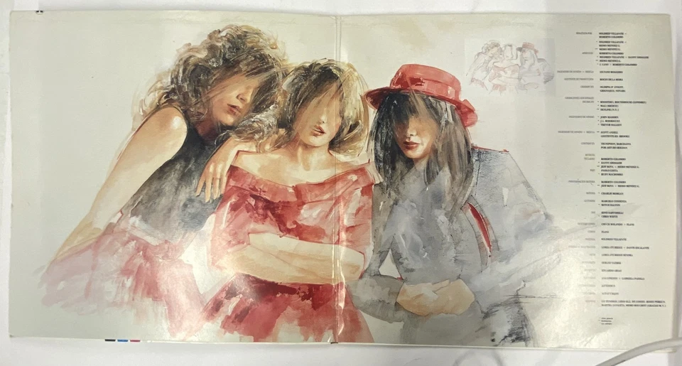 FLANS - ALMA GEMELA - 1988 MEXICAN LP GATEFOLD, LATIN POP Foto 3 de 4