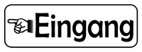 Holzschild 10X27 Cm Eingang Linke Hand Warnschild Hinweisschild Deko Geschenk Ho