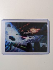 2024 Topps Chrome Star Wars Galaxy Hoth Evacuation #89 Wave Refractor /99