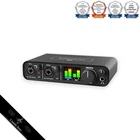 MOTU M2 2-In 2-Out Audio Interface 2x2 USB-C MIDI Interface Black Home Studio JP