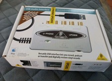 Behringer U  Phono UFO202 USB Audio Interface Phono Preamp   New Open Box In Bag