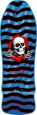 Powell Peralta GeeGah Ripper Reissue Skateboard Deck Blue Foil - 9.75 x 30