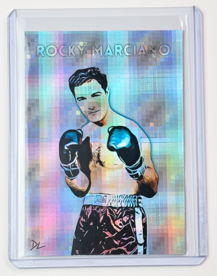 Rocky Marciano Limited Artist Signed “Boxing Legend” Refractor