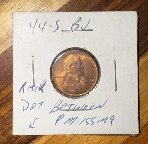 1944-S  Uncirculated BU Red RD - Lincoln Wheat Cent