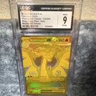 Mega Charizard X ex CGC 9 Mega Hyper Rare Holo Error Phantasmal Flames 2025