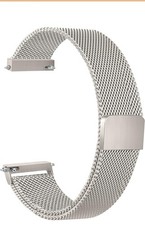 Stainless Steel Mesh Watch Band 22mm Quick Release Adjust Strap Silver New