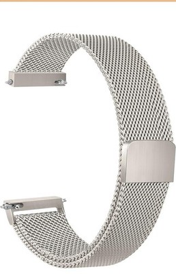 Stainless Steel Mesh Watch Band 22mm Quick Release Adjust Strap Silver New