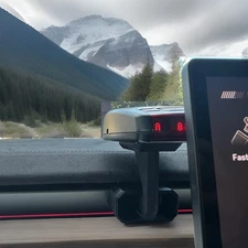 CyberTruck Radar Detector Mount Low Profile Dash, For Most Detectors