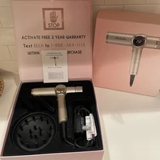 SILVER Ella Bella Effortlessly Glam Blow Dryer - Hair Dryer - Damaged Box