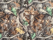 One 1 YARD 60  COTTON SOFT ADVANTAGE TIMBER CAMOFLAUGE FABRIC special listing