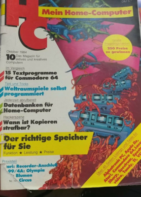 HC Mein Home-Computer 10/84 Oktobeber 1984