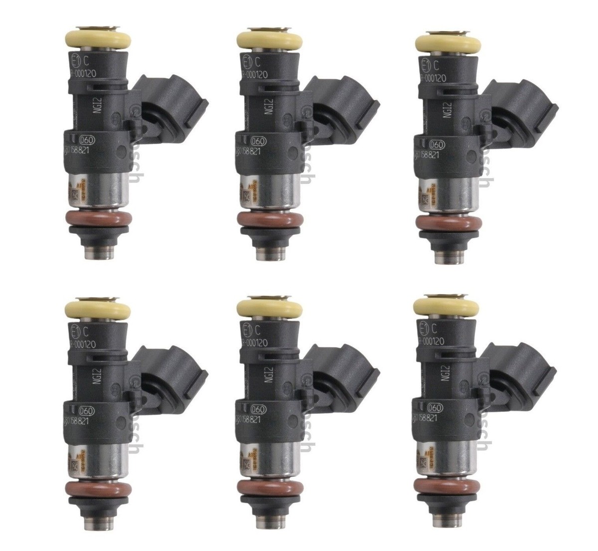 6 x 2000cc 2200cc for Fuel Injectors Short 210lb for Ford BA BF FG Turbo XR6 4.0 6 x 2000cc 2200cc for Fuel Injectors Short 210lb for Ford BA BF FG Turbo XR6 4.0
