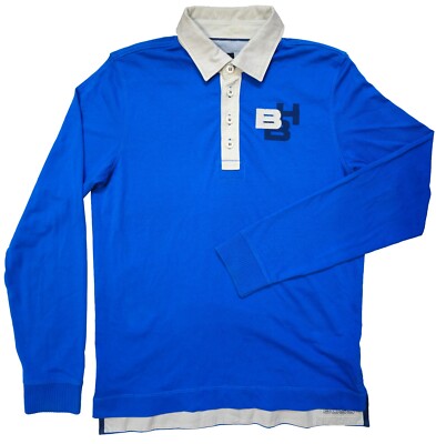 Hugo Boss Blue Tshirt HUGO BOSS T-Shirt Men's Blue Tee Size L Long