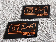 Lot of 2 Driven Oil Joe Gibbs Racing Decals Stickers Outlaw NHRA Nascar Hot Rod 