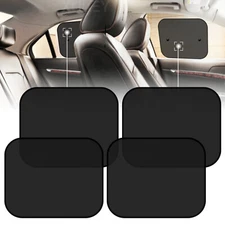 Car Truck Sun Shade Side Rear Window Screen Mesh Cover Sunshade Protector 4 Pack