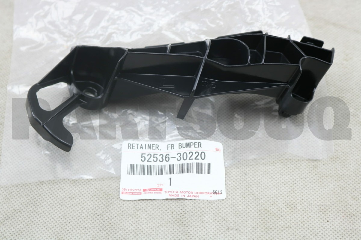 5253630220 Genuine Toyota RETAINER, FRONT BUMPER SIDE, LH 52536 