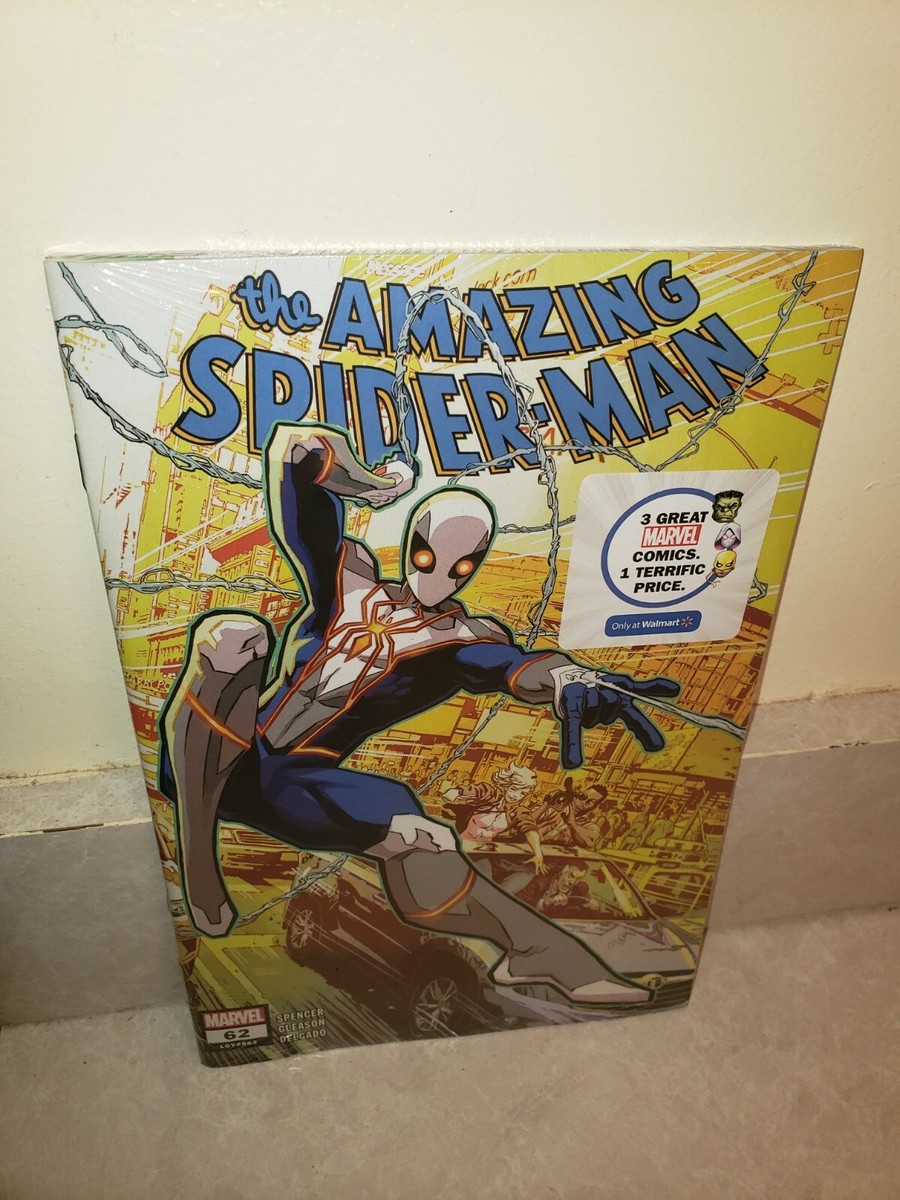 Amazing Spiderman #62 2021 Walmart Exclusive Marvel Comics 3 Pack