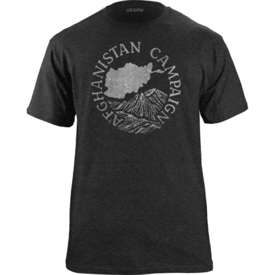 Ultra-Thin Distressed Afghanistan Campaign Medal T-Shirt