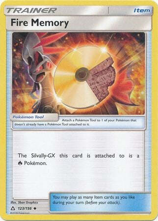 Fire Memory 123/156 Uncommon - Pokemon Ultra Prism