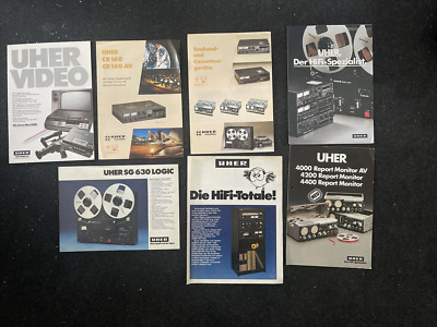 UHER AUDIO VIDEO Report Monitor Hifi Service Manual + Produkthefte - selten