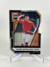 2021 Panini Extra Elite Elmer Rodriguez-Cruz #97 Prospect Silver Die-Cut /999