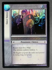 Decipher Lord of the Rings TCG FOIL - Great Shield - Never Played