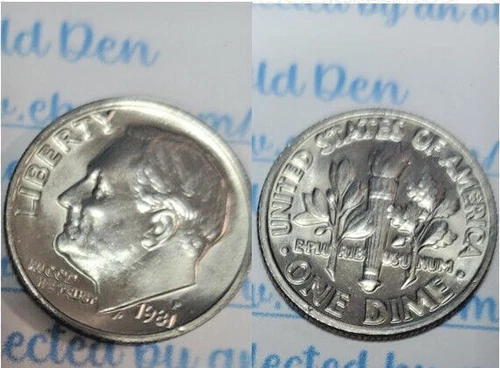 1981P Roosevelt Dime BU
