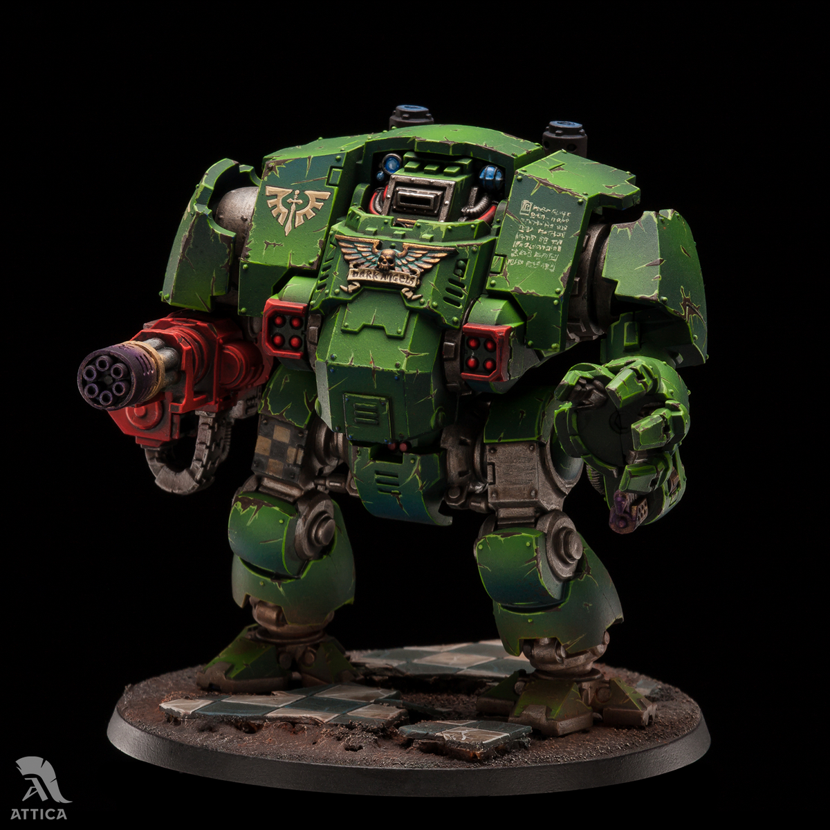 Primaris Redemptor Dreadnought painted figure Warhammer 40k