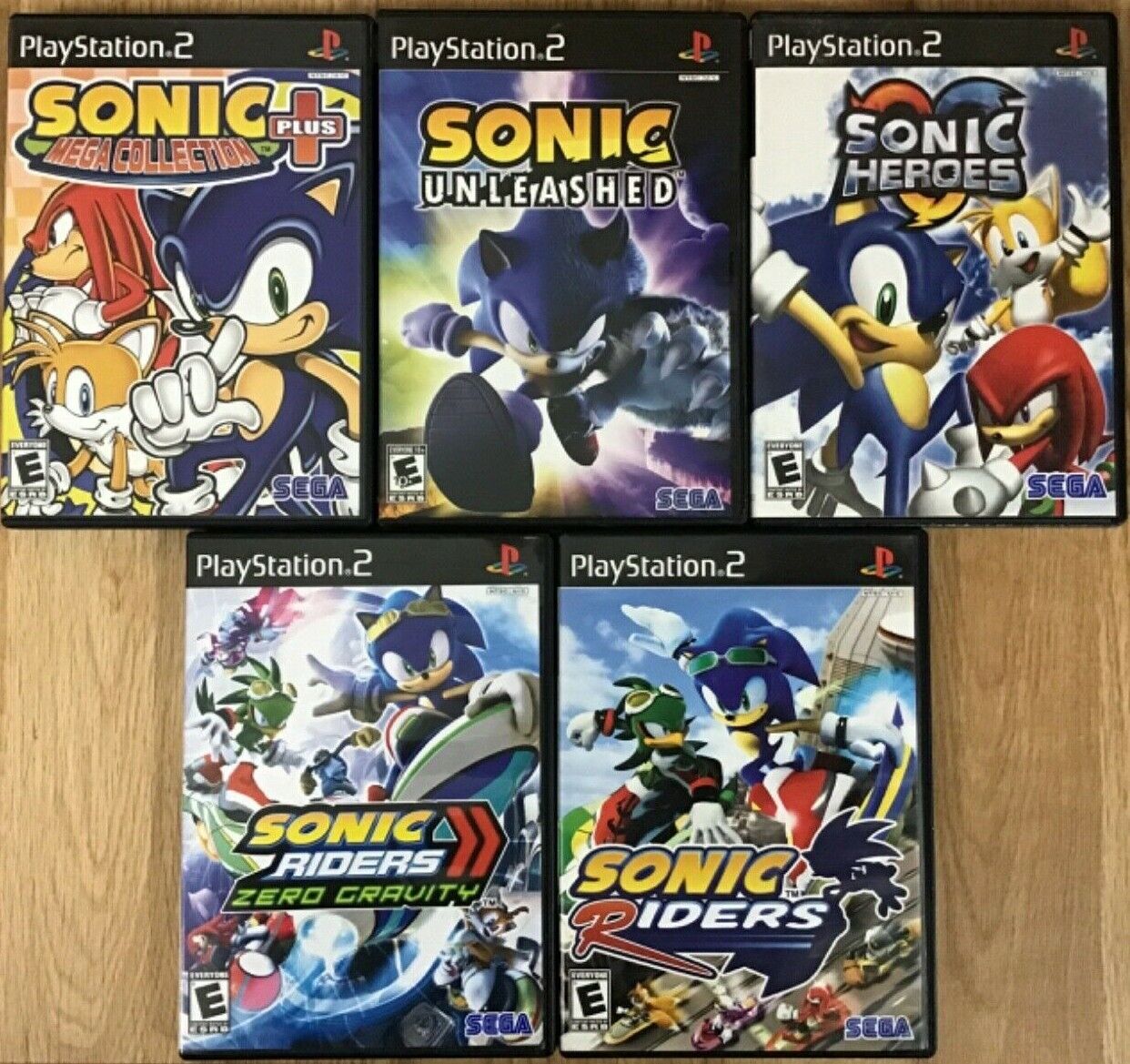 Sonic - Ps2 Coleção - 6 Jogos