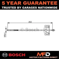 Hand Brake Cable Front Centre Bosch Fits Nissan Qashqai/Qashqai+2 2006-2013