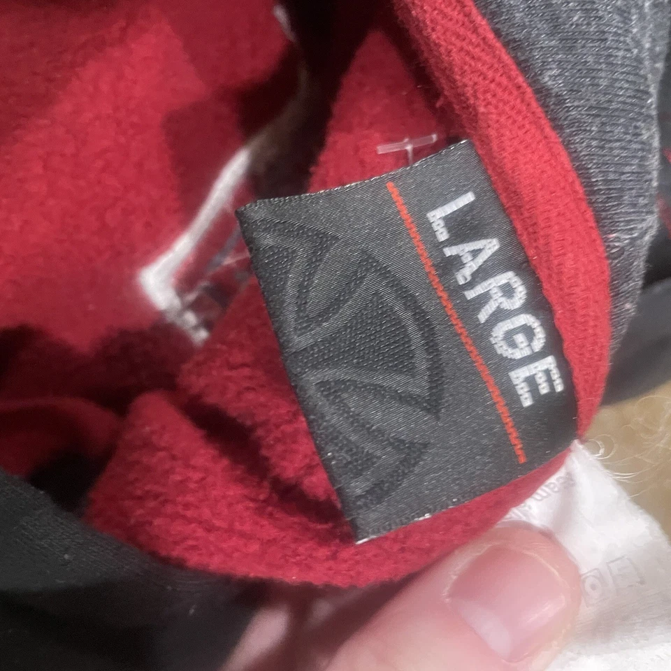 Vintage Independent Trucks Live To Ride Hoodie Skate Sweatshirt  Large Red/Black - Image 3 of 4