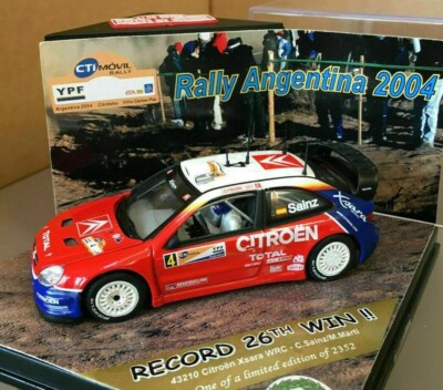 Miniature Citroën Xsara WRC N°43210 – Sainz Rallye Argentine 2004 – Vitesse 1/43