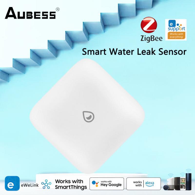 EWeLink Zigbee Water Leakage Sensor Smart Home Real Time Water Intrusion Alarm S