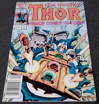 Mighty Thor #371 Comic Book Marvel Comics 1986 Vintage Avengers Peace Comes