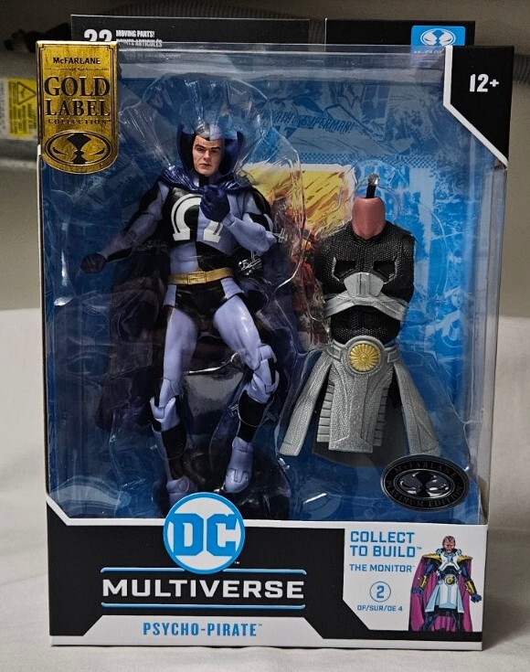 McFarlane Toys DC Multiverse PSYCHO-PIRATE Crisis Platinum Edition