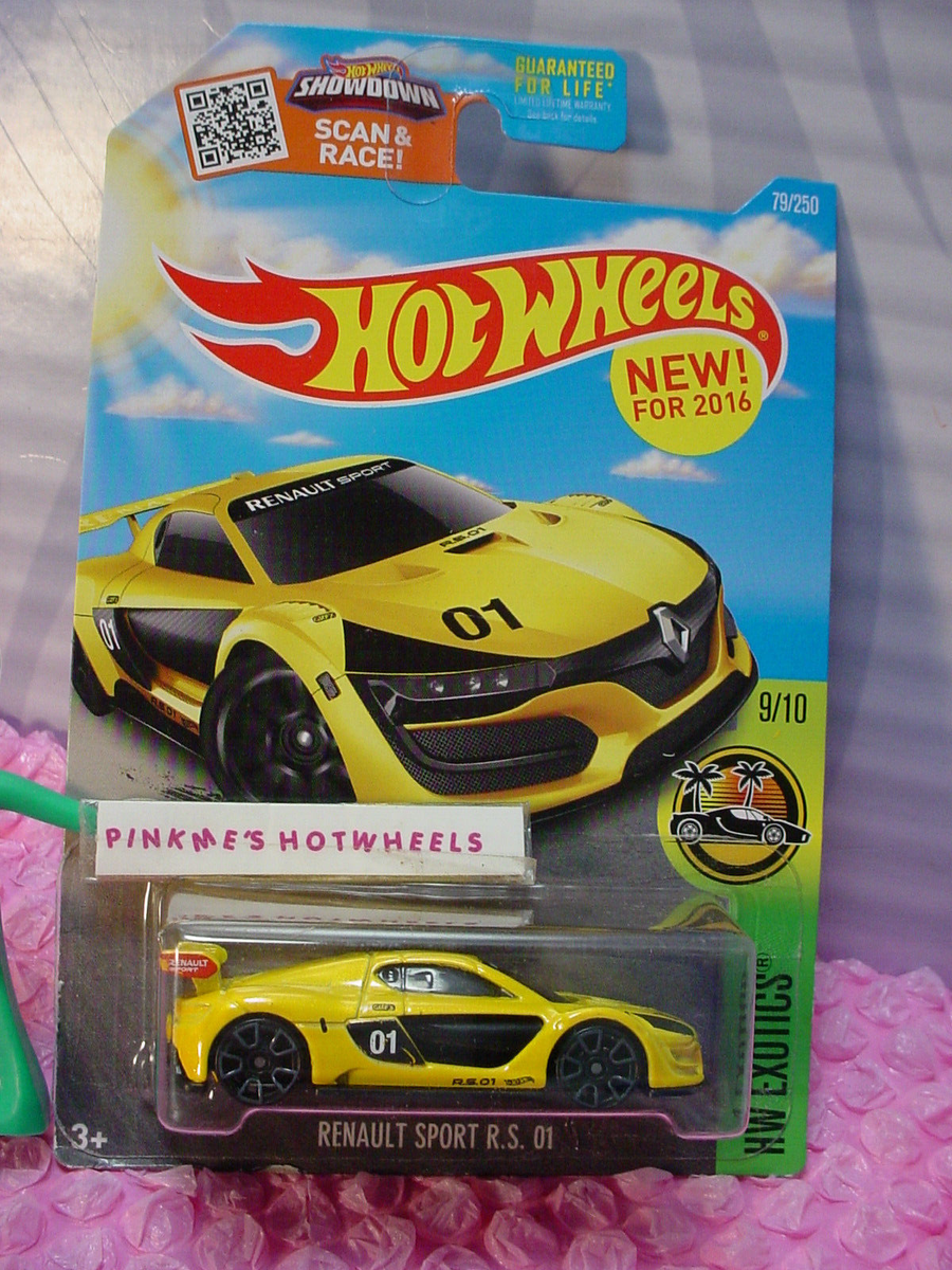 2016 Hot Wheels RENAULT SPORT R.S. 01 #79🎯Target Spring✰yellow
