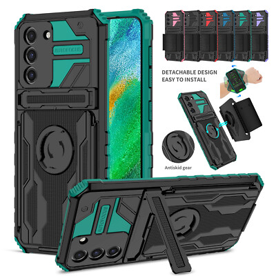 For Samsung Note 20/S20/S21+/Ultra A72 A52 5G 180 Rotatable Sport Wristband Case