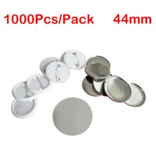 1000pcs 1-3/4" 44mm Blank Pin Badge Button Supplies for Badge Maker Machine