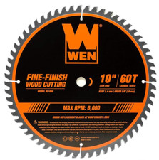 10 In. 60-Tooth Fine-Finish Professional Woodworking Saw Blade For Miter Saws An