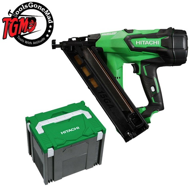 Hitachi NT1865DBAL DASeries 18V 15Ga Brushless Finish Nailer Nail Gun