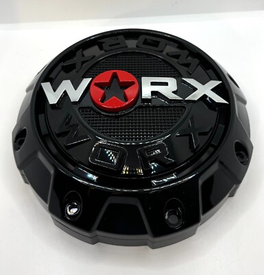 WRX-8856LB 912S01 Worx Black Wheel Center Cap