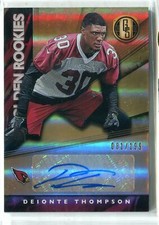 2019 Gold Standard Deionte Thompson Golden AUTO AUTOGRAPH RC 81/199 CARDINALS