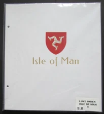 Isle of Man Collection, Stanley Gibbons Pages Luxe index. 2000 - 2005