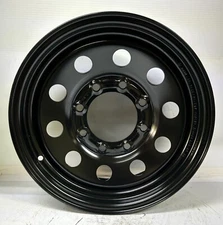 16" Inch  8 Lug  Black  Cargo  Car Hauler  Trailer Wheel  Rim  4400 HD 16865BM