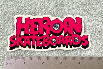 Heroin, Hirotton, Skateboards Sticker, Dealer Window, Eye, Part# 740-11425