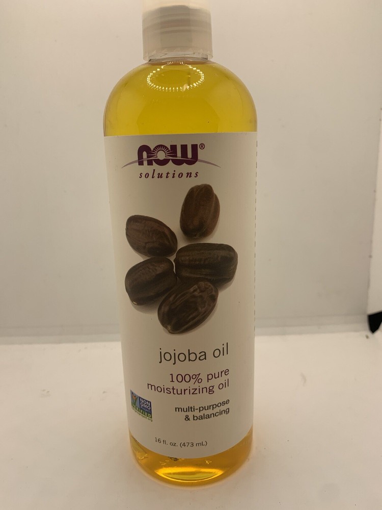 Now Solutions Jojoba 100% Pure Moisturizing Oil 16 Fl. Oz For Hair And Skin