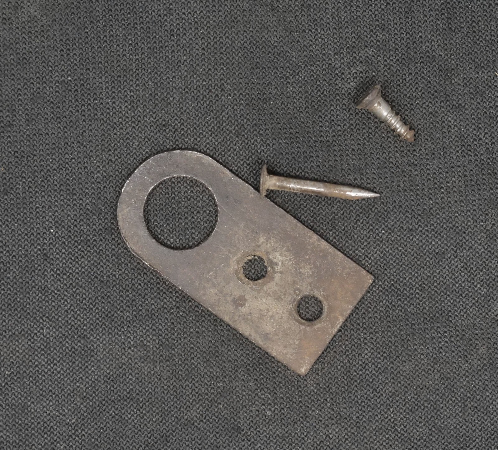 Vintage Original Wall Clock Mounting Wall Bracket + Nail & Screw 1 3/8