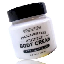 Beekman 1802 Pure Fragrance Free Lotion Goat Milk Whipped Body Cream 8 oz. New